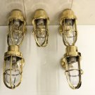 Nautical Ship Marine New Solid Brass Passageway Wall Swan Bulkhead Deco Light 5 Pieces