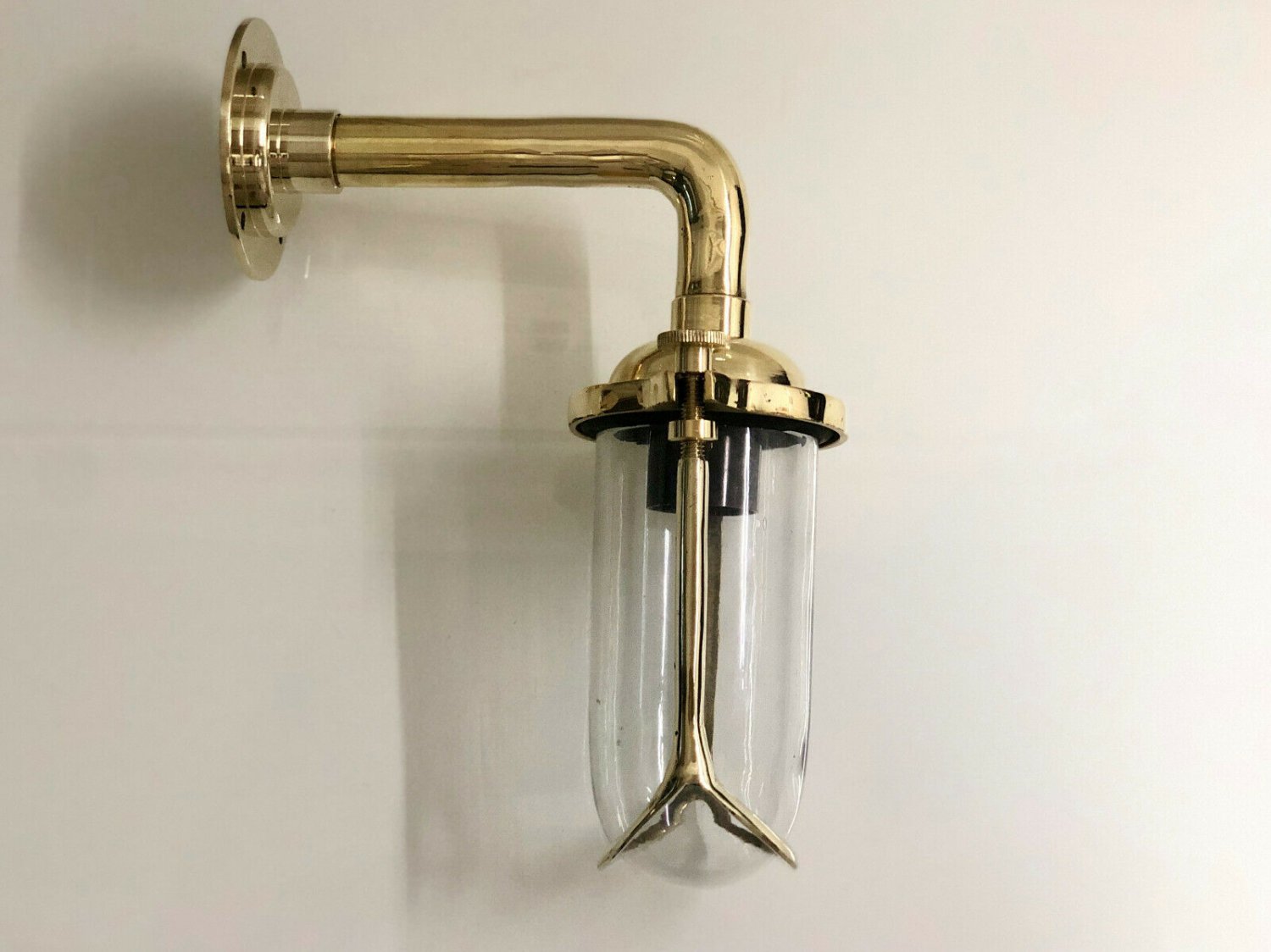 Nautical Ship Marine New Solid Brass Wall Swan Passageway Bulkhead Light 1 Pieces