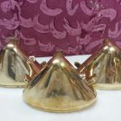 Maritime Exterior Antique Indoor/ Outdoor/ Garage Wall Brass Triangle Light 3 Pieces
