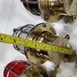 NAUTICAL SHIP MARINE OLD SOLID BRASS WALL SWAN PASSAGEWAY BULKHEAD LIGHT 3 PIECES