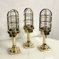 Vintage style New Nautical Marine Mount Brass Bulkhead light & Shade 3 Pieces