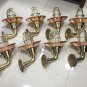 Nautical New Marine Brass Ship Passageway Bulkhead Light With Copper Shade 8 Pieces