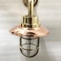 Nautical New Marine Brass Ship Passageway Bulkhead Light With Copper Shade 5 Piece