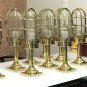 Vintage Style New Nautical Marine Mount Brass Bulkhead Light 9 Pieces