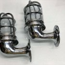 Nautical New Marine Swan Neck Solid Aluminum Wall Polished Light 2 Pieces