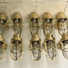 Antique Nautical Ship Marine New Solid Brass Wall Swan Passageway Bulkhead Light 10 Pieces