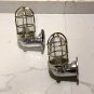 New Japanese Naval Patt Aluminum Swan Neck Wall Light &acirc;�� Brass Cage 2 Pieces
