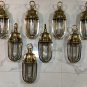 Nautical Marine New Solid Brass Passageway Bulkhead Pendant Cargo Ship Light 8 Pieces