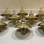 Nautical Marine Solid Brass Passageway Bulkhead Pendant Ship Light with Shade 8 Pieces
