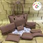7 pcs Beige Ladies Designer Handbags combo4 for women, ladies & girls