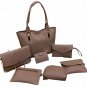 7 pcs Beige Ladies Designer Handbags combo4 for women, ladies & girls