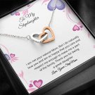 Gift For Step Daughter - Interlocking Step Daughter Necklace