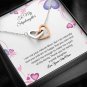 Gift For Step Daughter - Interlocking Step Daughter Necklace