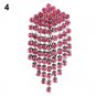 Dangling Heart Crystals Navel Belly Button Ring ~ 2 Colors Available