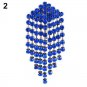 Dangling Heart Crystals Navel Belly Button Ring ~ 2 Colors Available