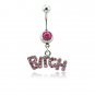 Who's A B?#@H Belly Ring