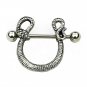 Pair ~ Snake Breast Nipple Bars
