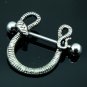 Pair ~ Snake Breast Nipple Bars