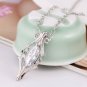 Lord Of The Rings Hobbit Galadriel Crystal Necklace