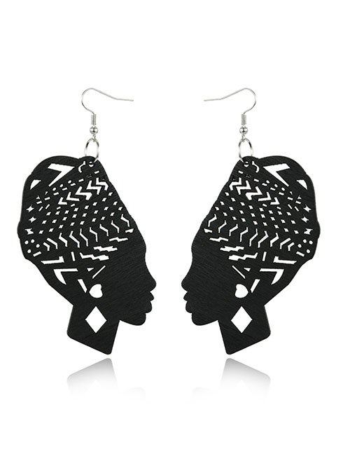 Women  African W/Afro  Dangle Earrings