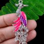 Colorful Peacock Belly Navel Ring Stainless Steel