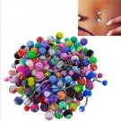 Colorful Navel Belly Ring Stainless Steel