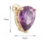 Tear Drop Crystal Navel Belly Button Bar 3 Colors Available