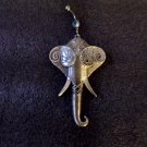 Medium Silver Dress Elephant Head Navel Barbell