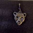 Silver Head Cougar Navel Ring