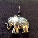 Silver Large Dressed Elephant Navel Ring