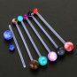 Acrylic Ball Belly Button Rings Flexible Pregnancy Maternity Navel Ring ~ 6 Colors Available