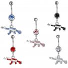 AR-15 Navel Ring ~ 5 Colors Available