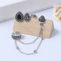 5-Ear European Drop Chain Hoop Earrings Set