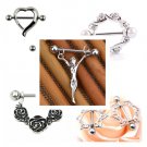 Great Gift ~ 5 ~ Pairs Nipple Bars As Pictured