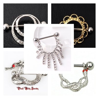 Great Deal 5 Pairs Nipple Bars As Pictured