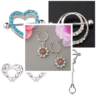 Great Gift Idea 5 Pairs Nipple Bars As Pictured