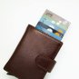 Wallet Handmade Black -Brown-Blue-Red Classic Card holder&Handbag