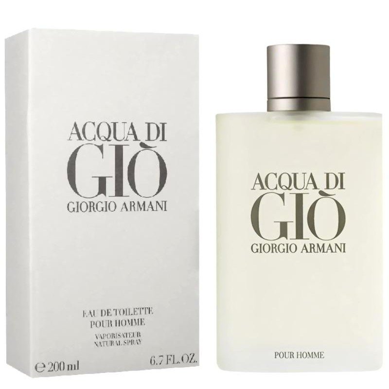 Giorgio Armani Acqua di Gio Pour Homme 200ml 6.7 fl.oz Eau de Toilette Spray Authentic