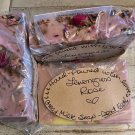 Hand-Poured Goat Milk Soap- Lemongrass & Rose, 5 oz.