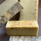 Hand poured goat milk soap- lemongrass and sage