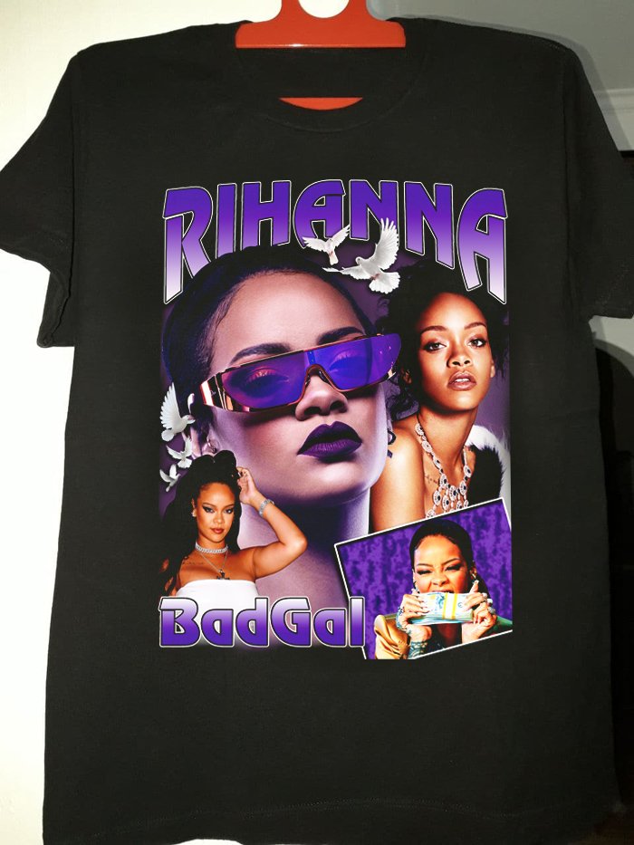 Rihanna T-shirt Unisex Rap Tees