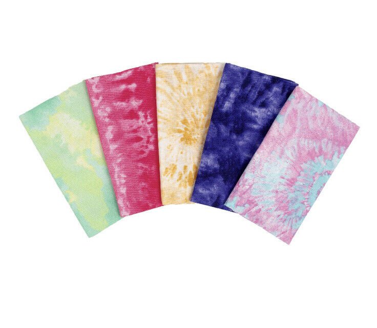 SPRING FABRIC - 5 PIECE BUNDLE - FAT QUARTERS  - 18" X 21" EACH