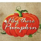 HARVEST THEMED MATS '' HEY THERE PUMPKIN'' 15 X 23  NWT