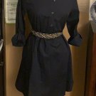 Rohb by Joyce Azria navy blue Shirt dress. NWT