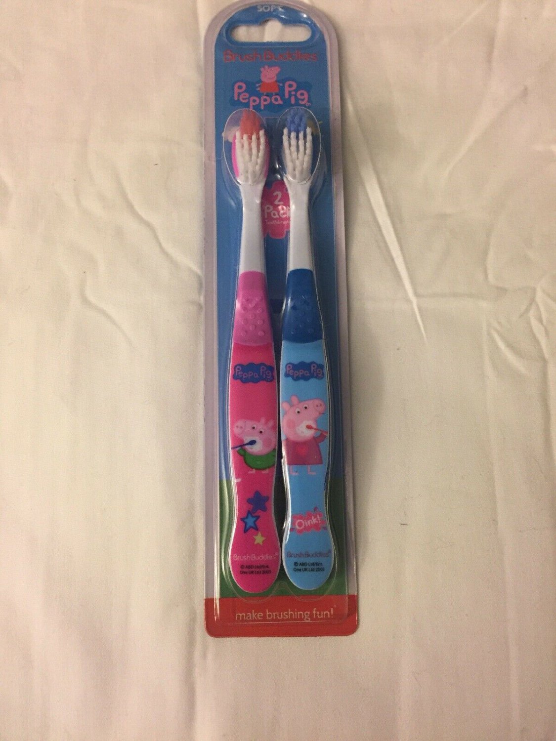 PEPPA THE PIG TOOTHBRUSH SOFT BRISTLE ~BRAND NEW~