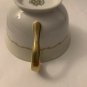 Noritake M China Unidentified Cup & Saucer Coffee Teacup Gold Rim Scroll Floral