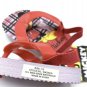 Mickey Mouse Infant/Toddler Red Flip Flops Size 1/2 Sandals Baby Beach Shoes