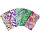 SPRING FABRIC - 5 PIECE BUNDLE - FAT QUARTERS- 18" X 21" EACH