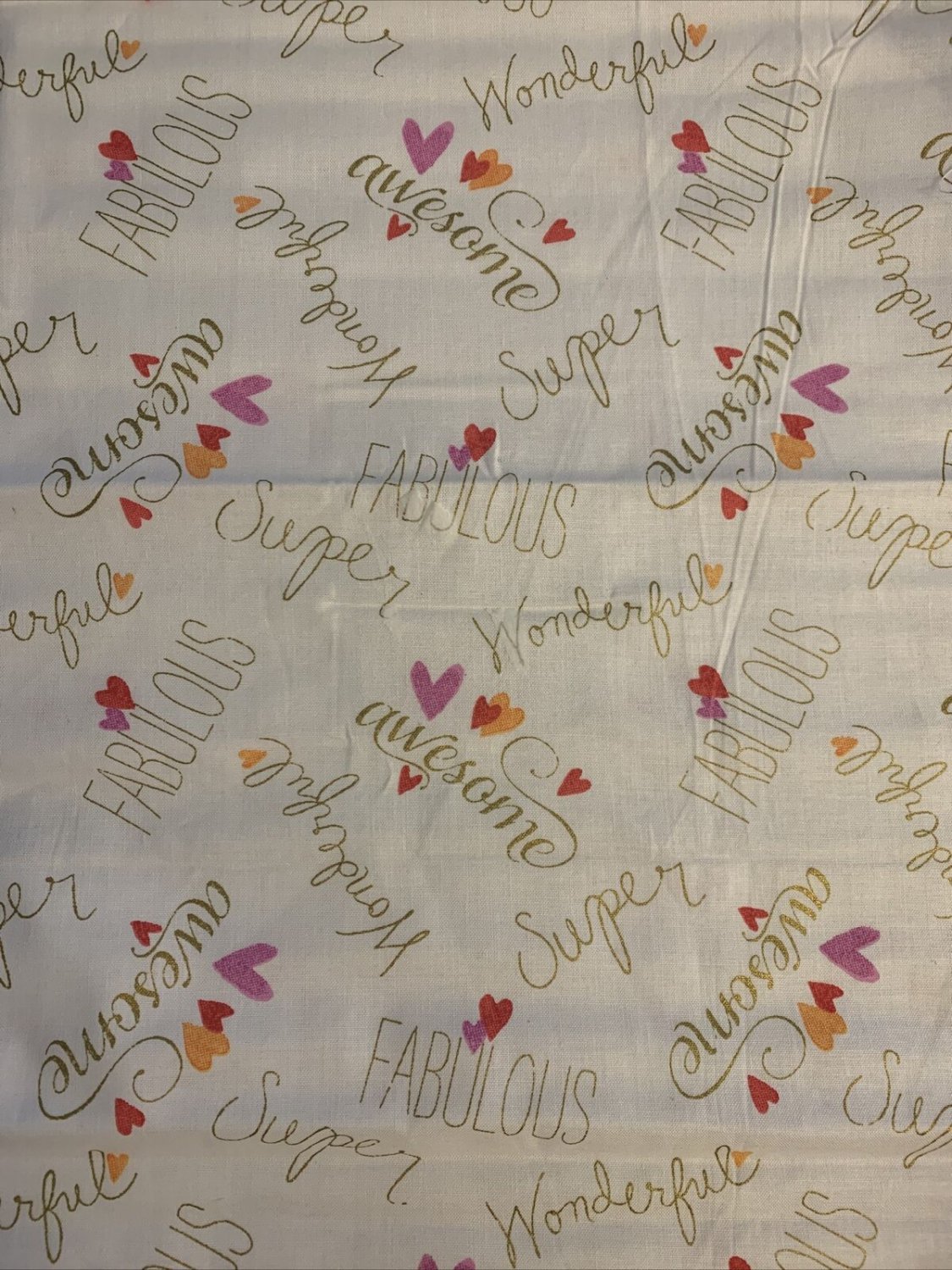 Valentines Day Fat Quarter 20&acirc;��x 21&acirc;��