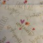 Valentines Day Fat Quarter 20âx 21â
